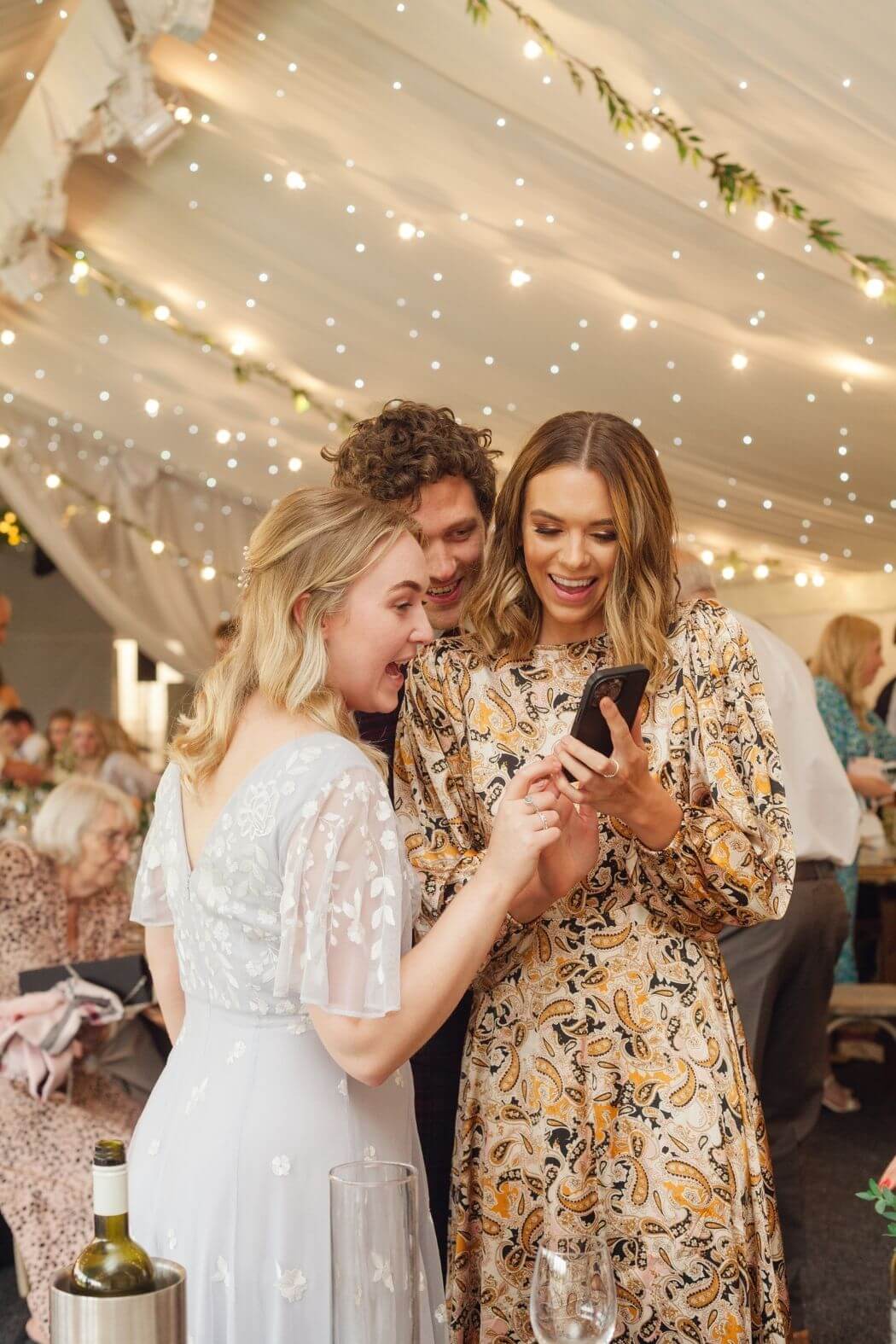 Light and airy wedding photography
