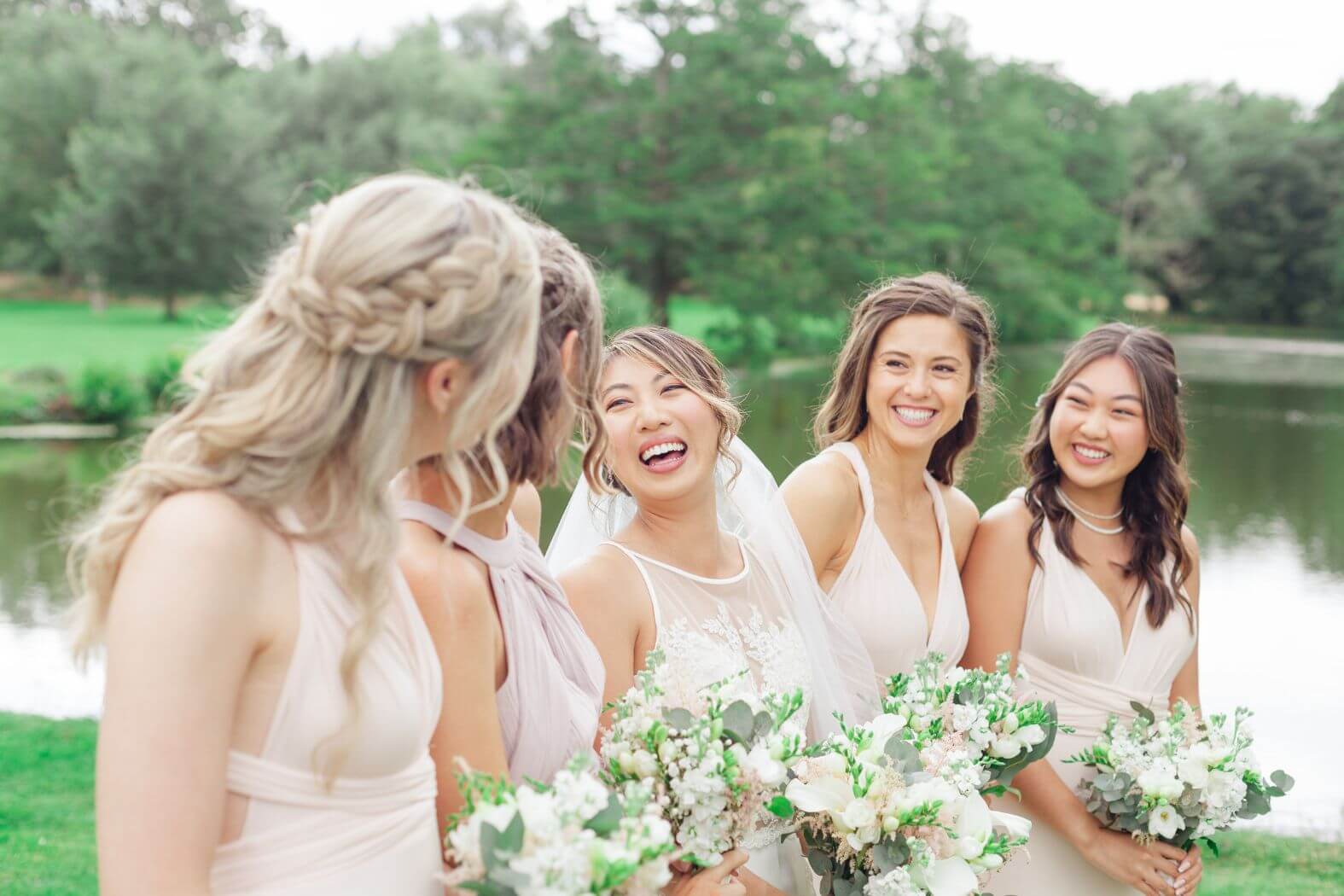 Worcestershire wedding photography, bridal party