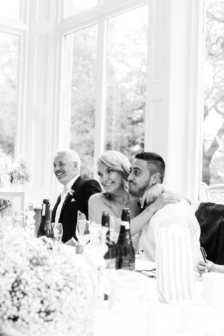 Wedding speeches reaction at Pendrell Hall