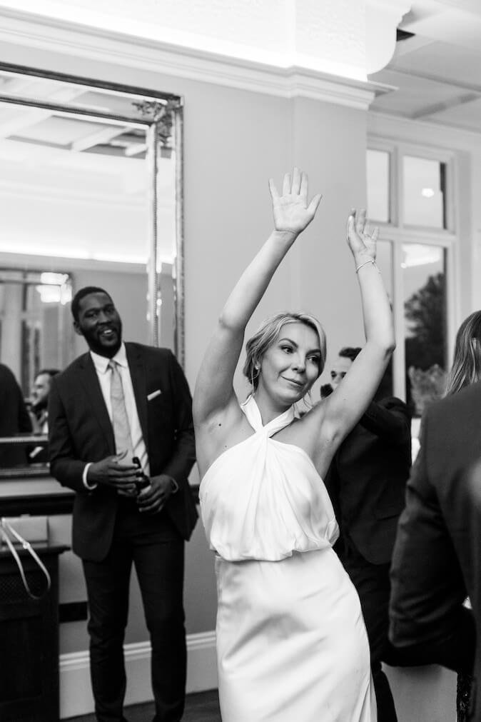 Pendrell Hall evening reception portrait
