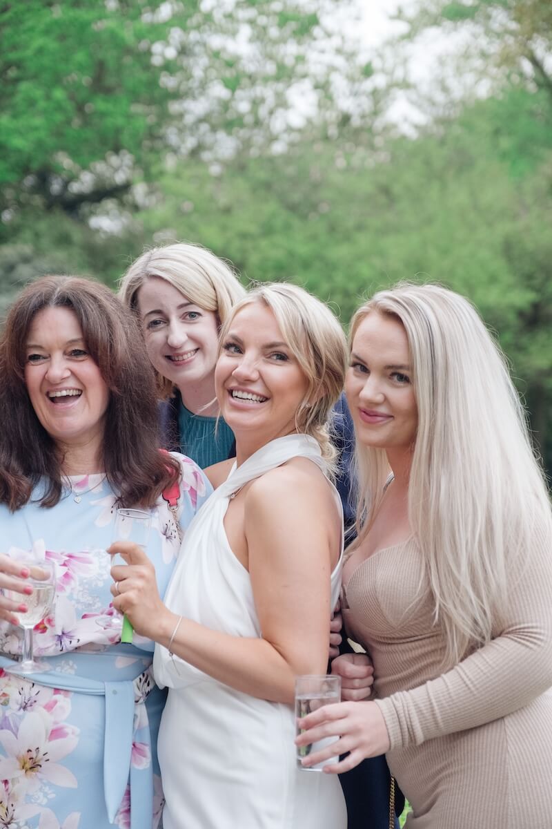 Pendrell Hall wedding evening — guest moment