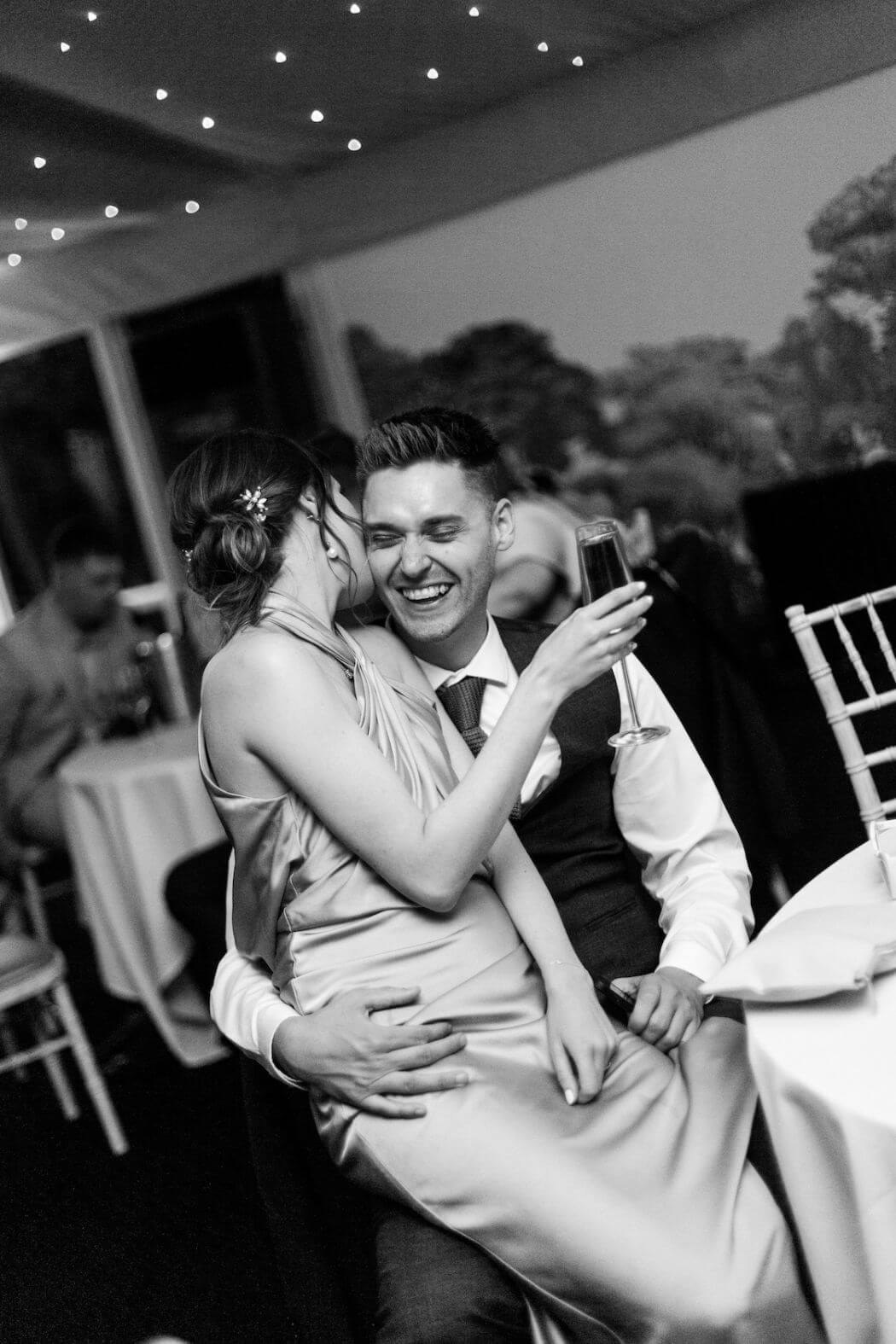 Documentary wedding dance moment
