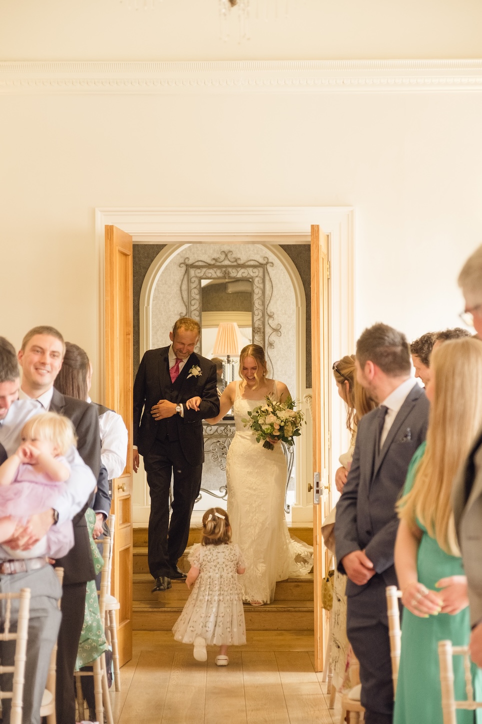 Wedding ceremony at Alrewas Hayes