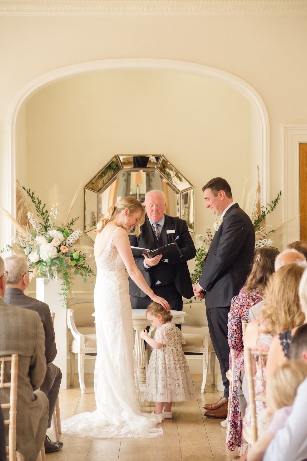 Exchanging vows at Alrewas Hayes