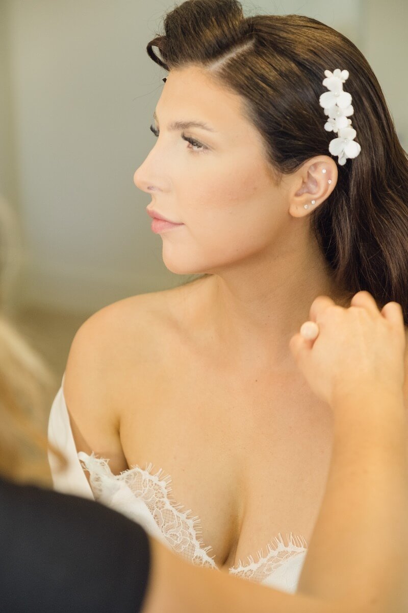 Black tie wedding detail, tuxedo and accessories