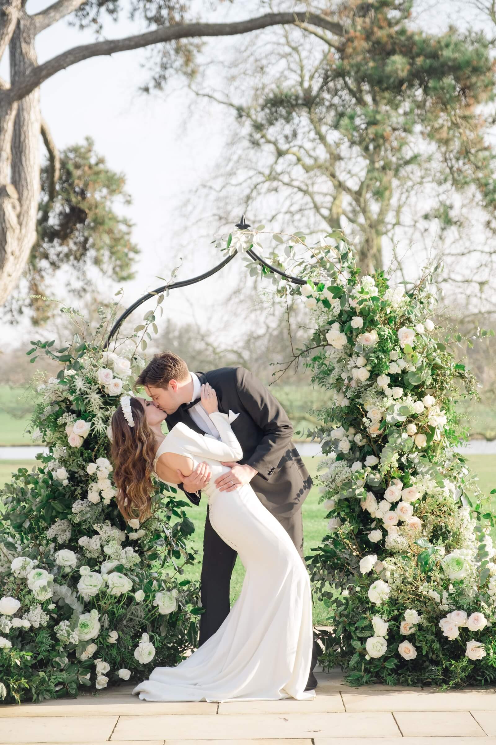 Wedding bouquet and floral detail in colour