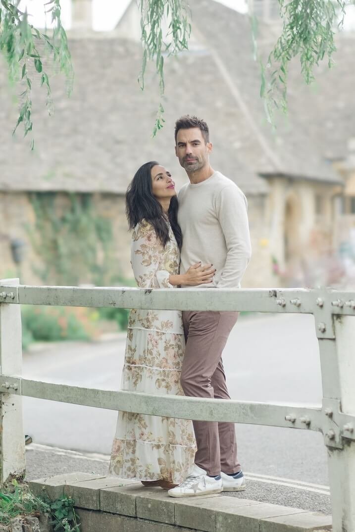 Candid family moment captured by a Cotswolds photographer