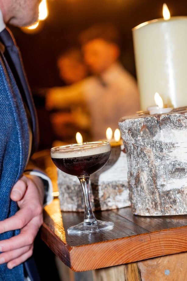 Signature cocktail at the drinks reception