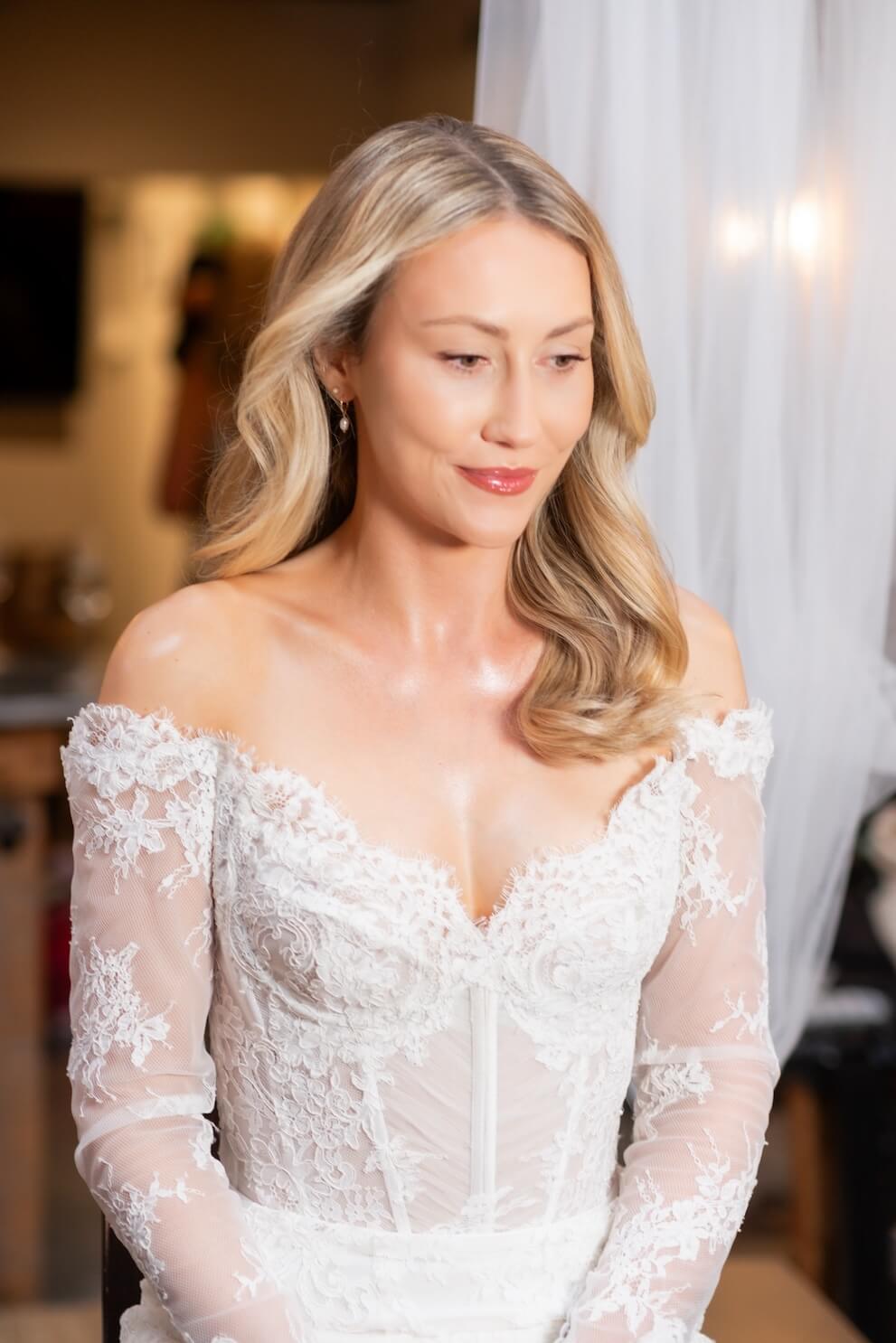 Bridal preparation at Grange Wedding Barn Cheshire