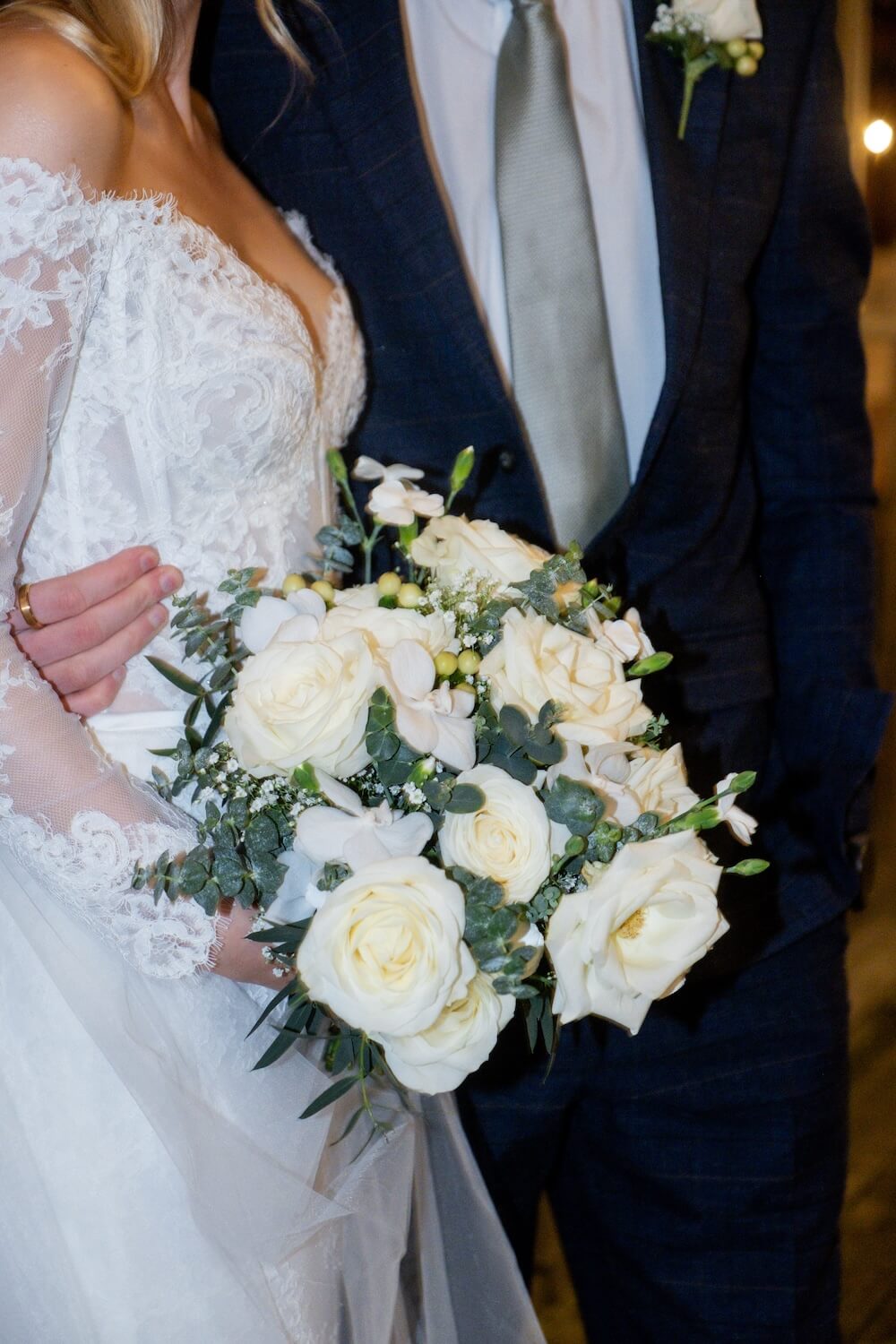 Bridal flowers at Grange Wedding Barn Cheshire