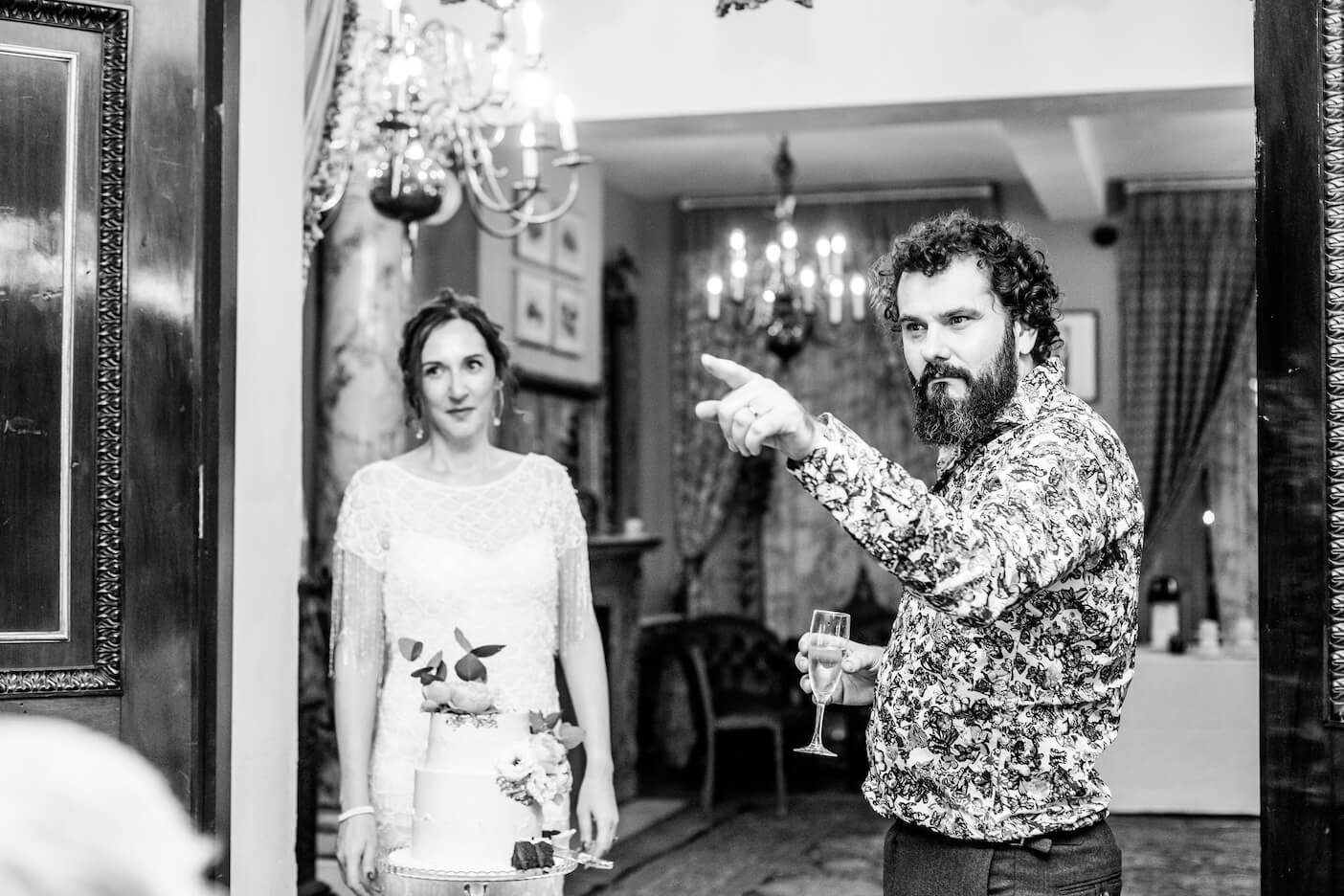 Toasts at a London micro wedding