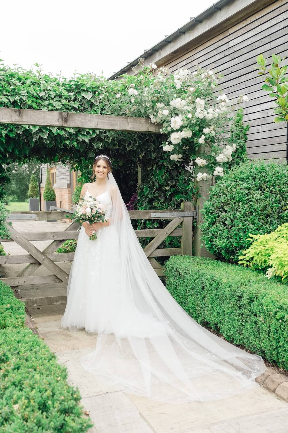 Bride portrait at Mythe Barn