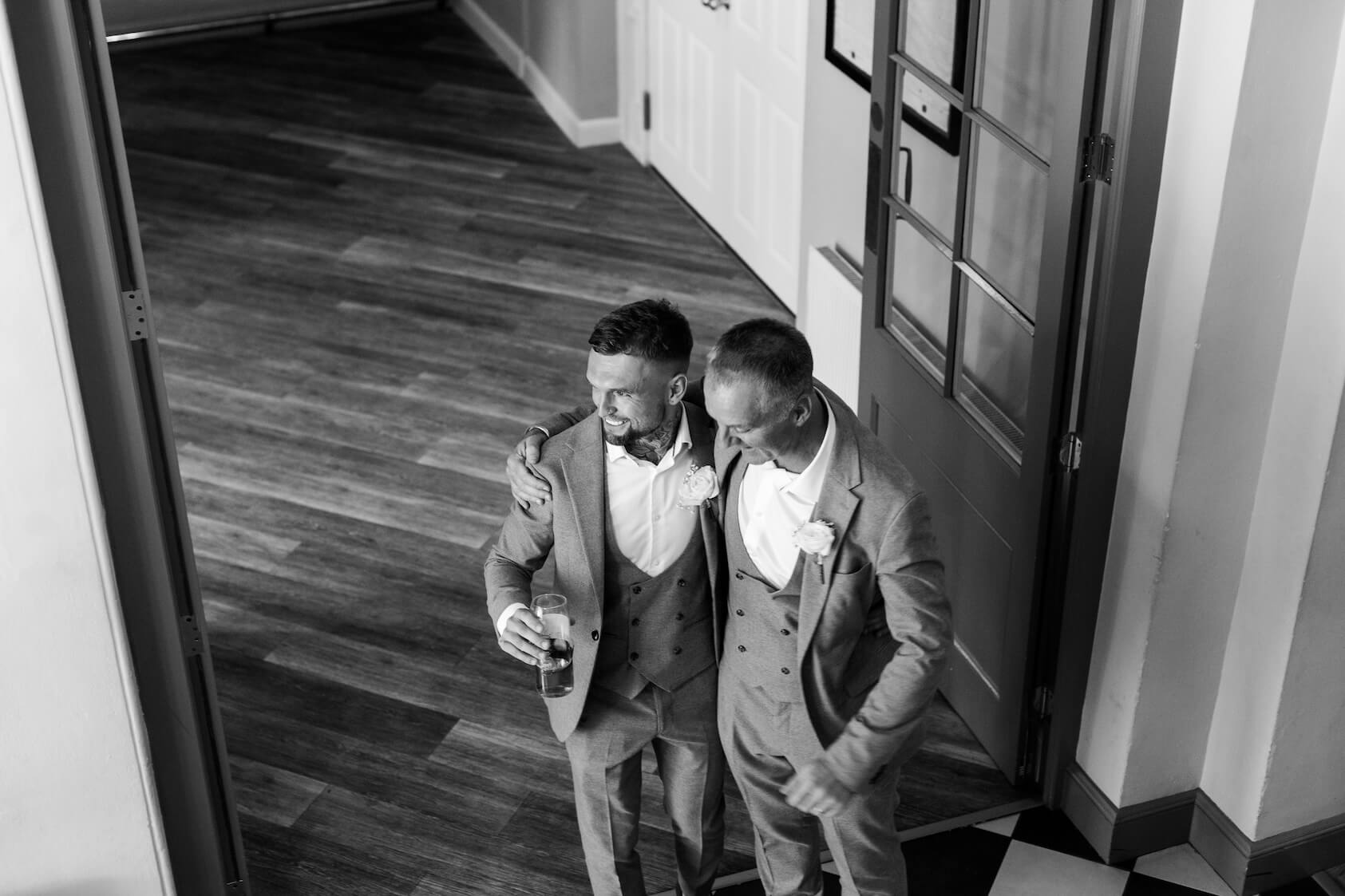 Drinks reception at Warwick House wedding venue