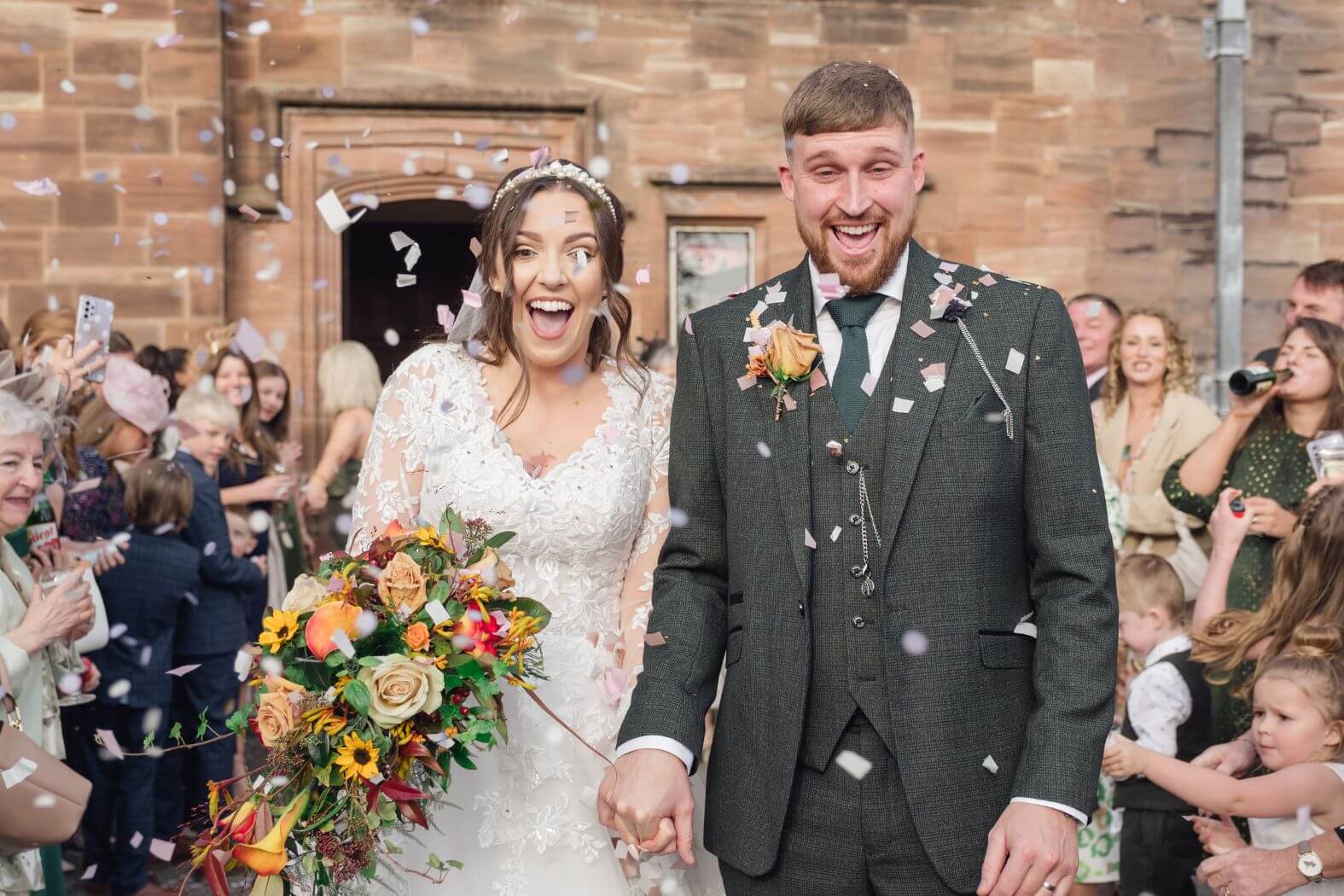 A Staffordshire wedding captured in natural, documentary style