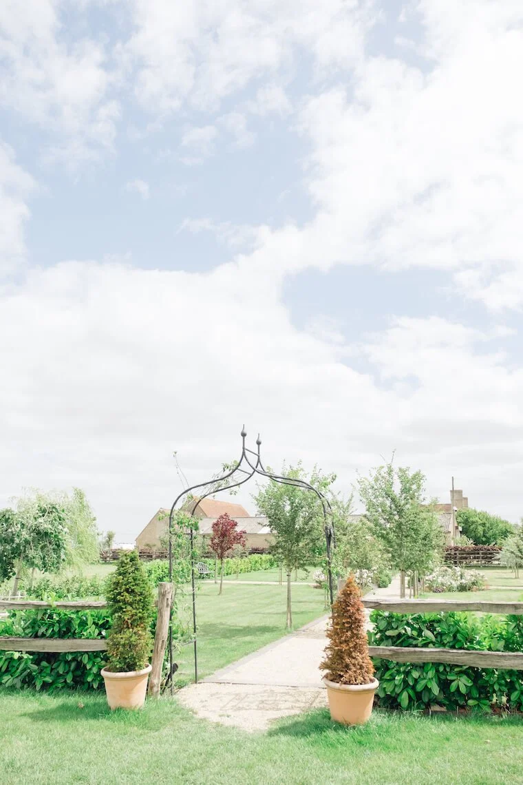 Stratton Court Barn wedding venue in the sunshine