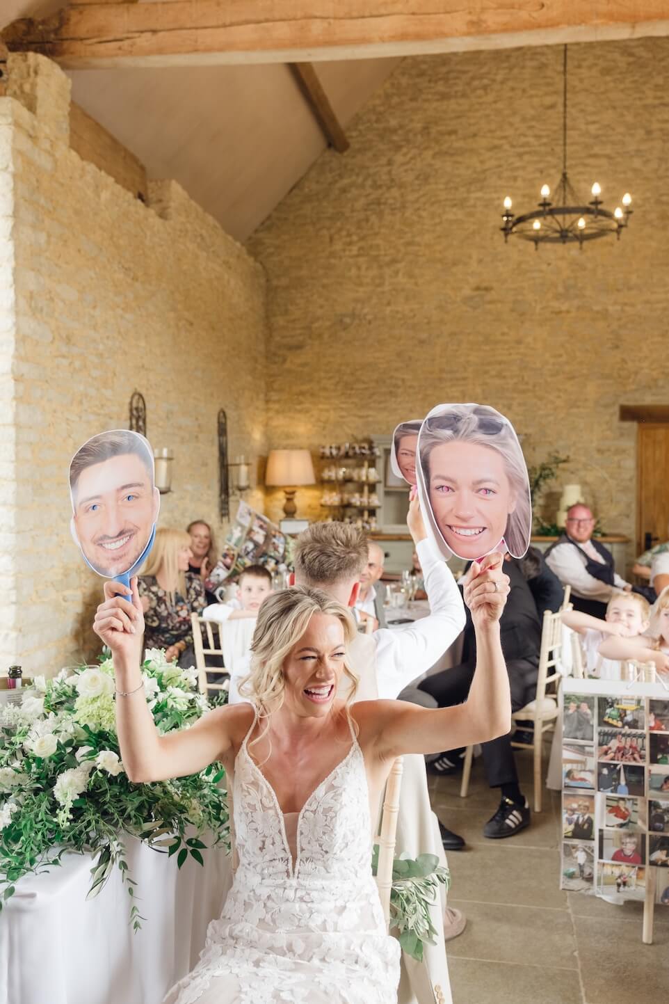 Mr and Mrs quiz at a Stratton Court Barn wedding