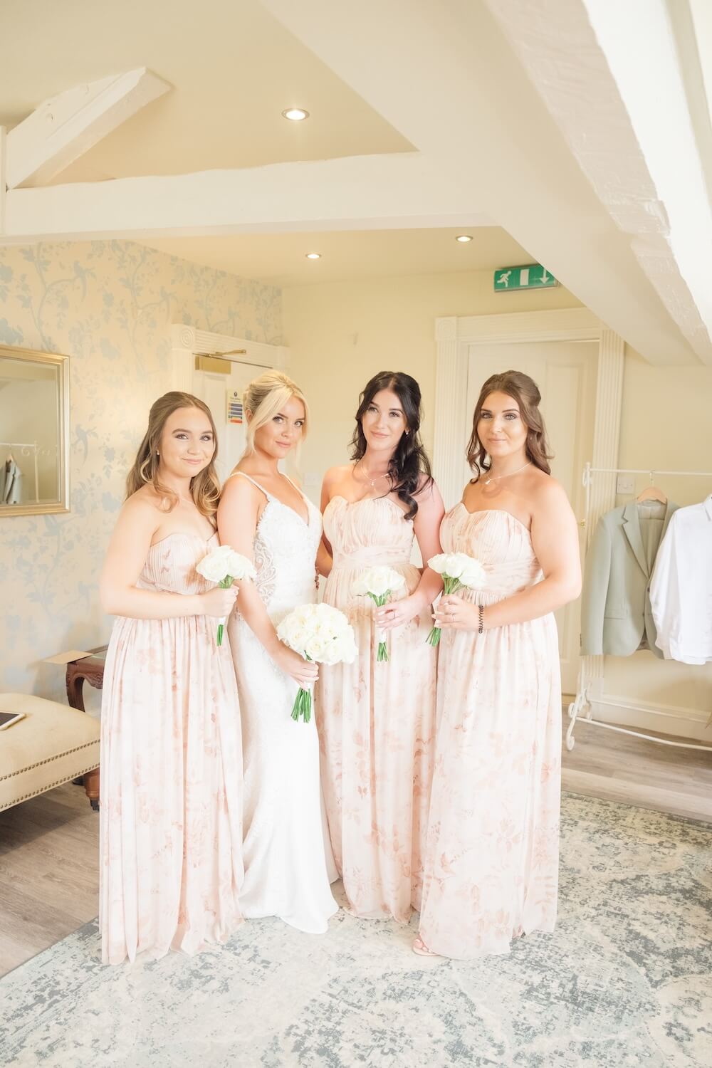 Bridal preparations before a London wedding