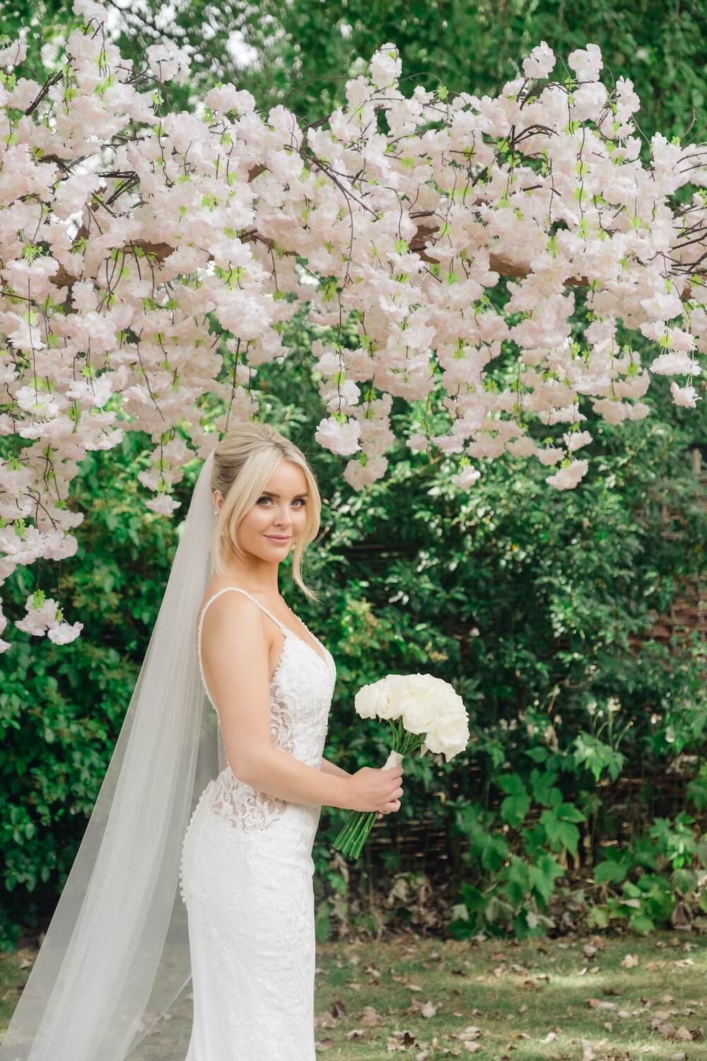 Bride portrait at Warwick House wedding venue