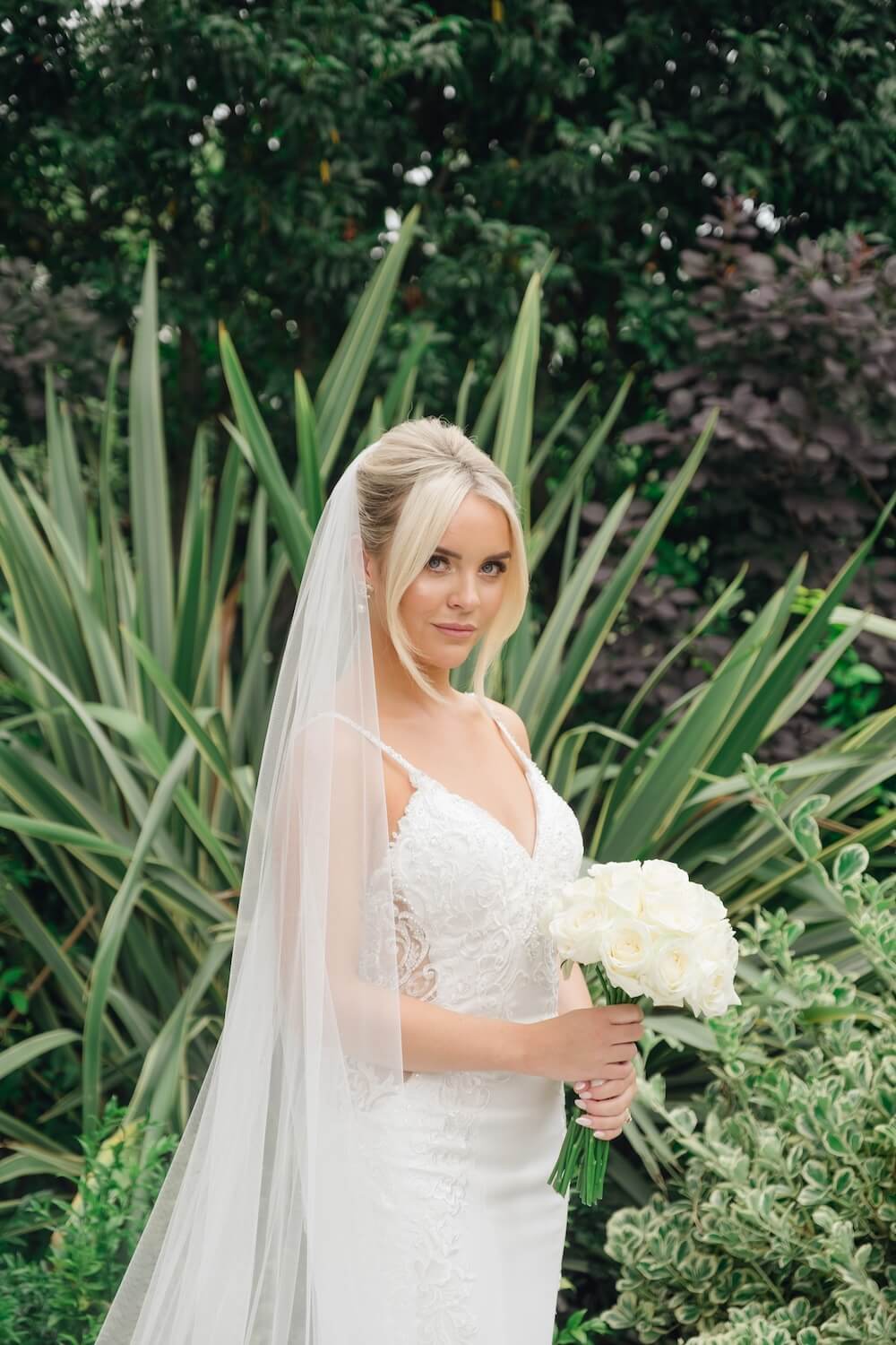 Bride portrait at Warwick House wedding venue