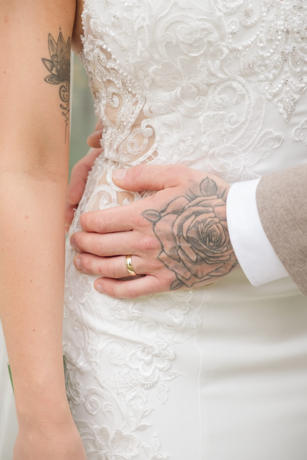 Ring shot at Warwick House wedding venue