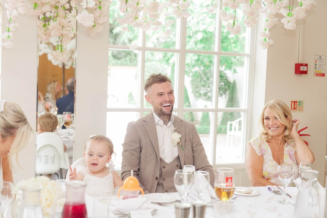 Guests during the speeches at Warwick House