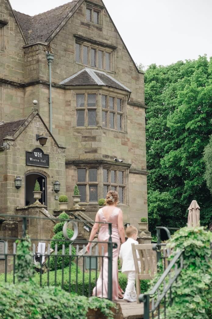 Wedding portrait at Weston Hall