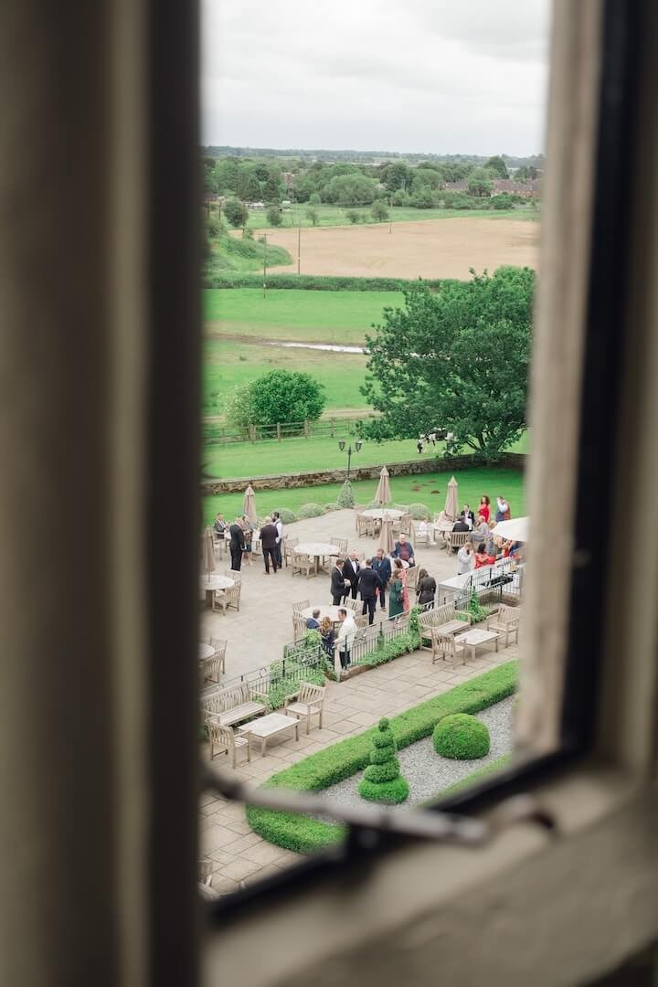 Wedding portrait at Weston Hall