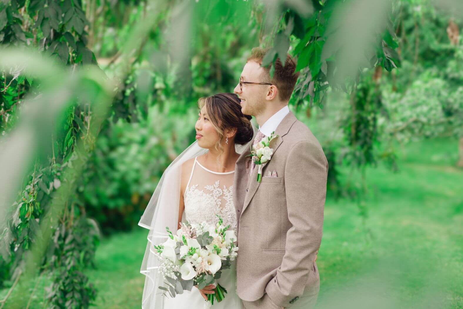 Bride and groom portrait, the lasting result behind a wedding photographer's day rate