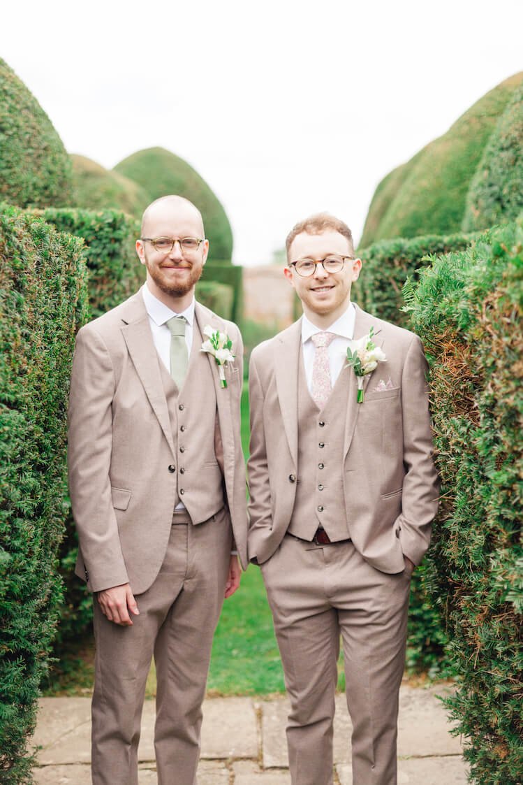 Professional wedding photography setup