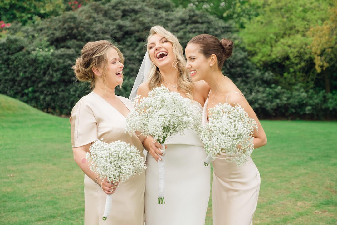 Hand-edited wedding photos in a gallery