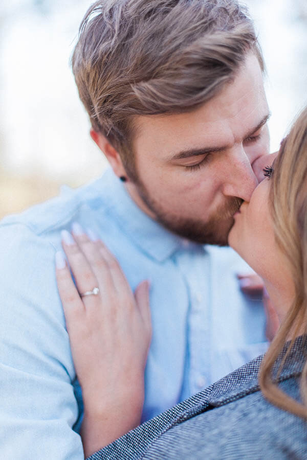 Pre-wedding shoot, natural candid moment