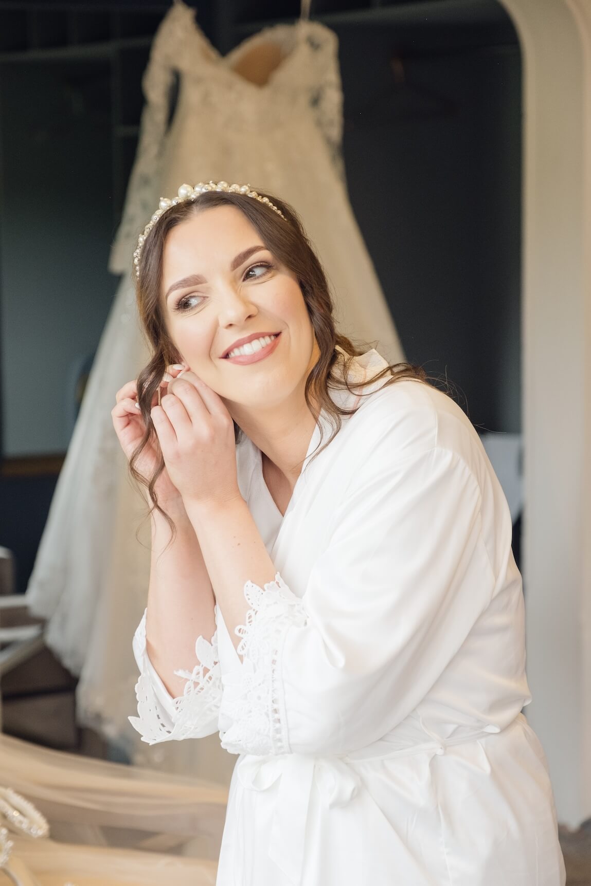 Getting ready detail at a London wedding