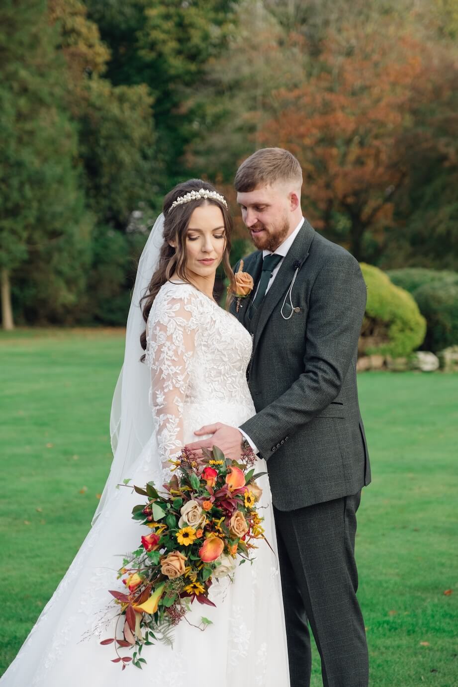 Couple portrait at Standon Hall