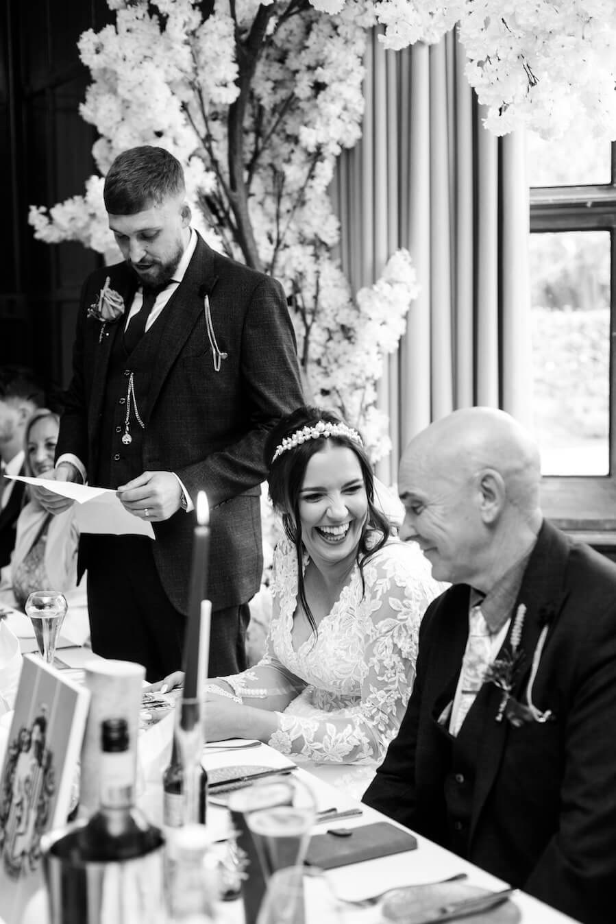 Heartfelt speech at Standon Hall