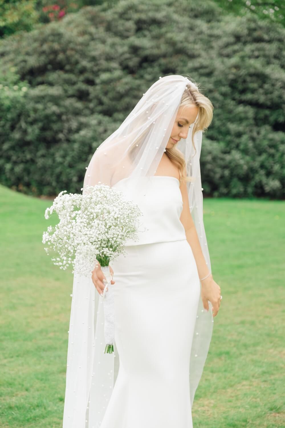 Bride at Pendrell Hall, Staffordshire wedding photographer