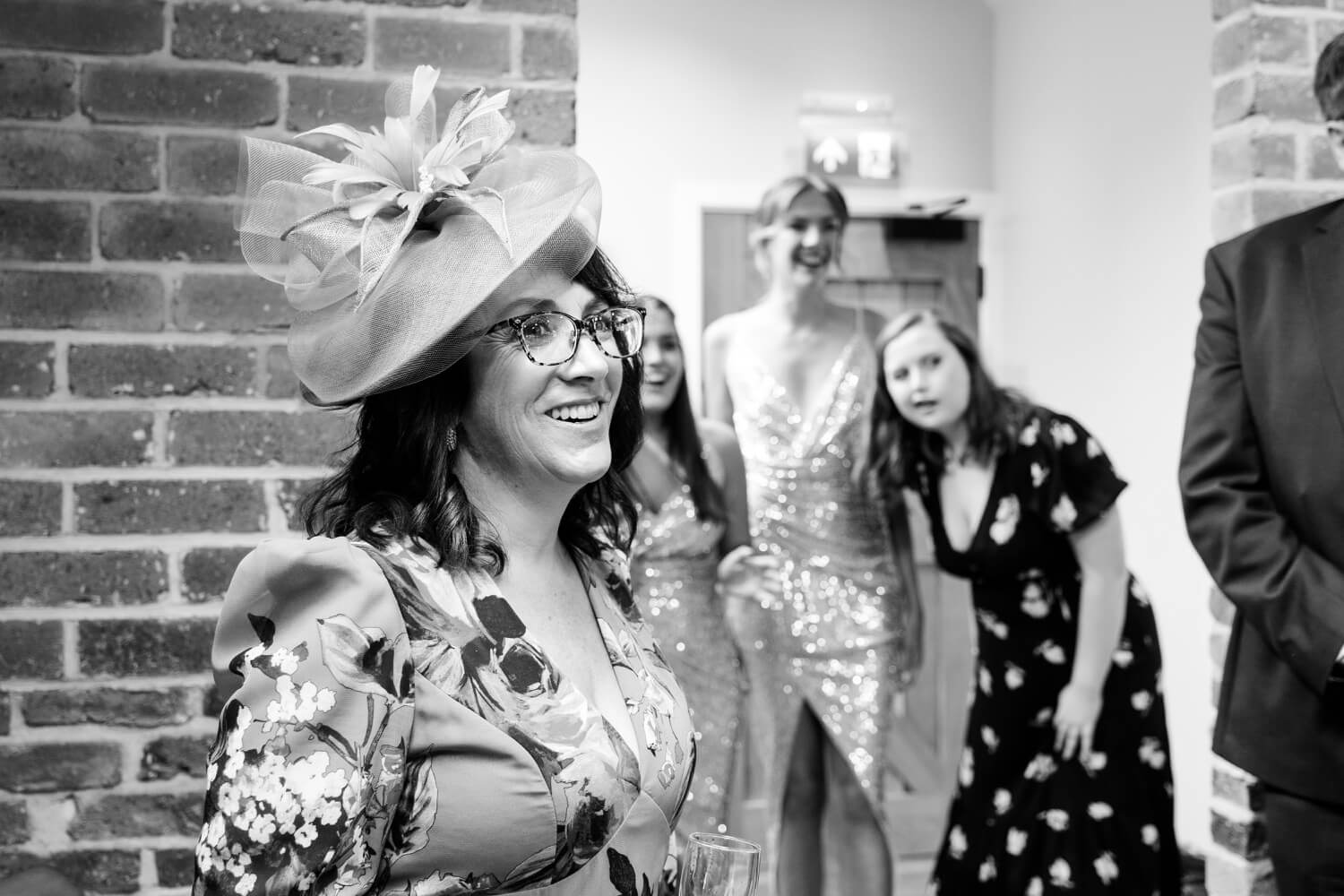Mother of the bride during preparations at Foxtail Barns