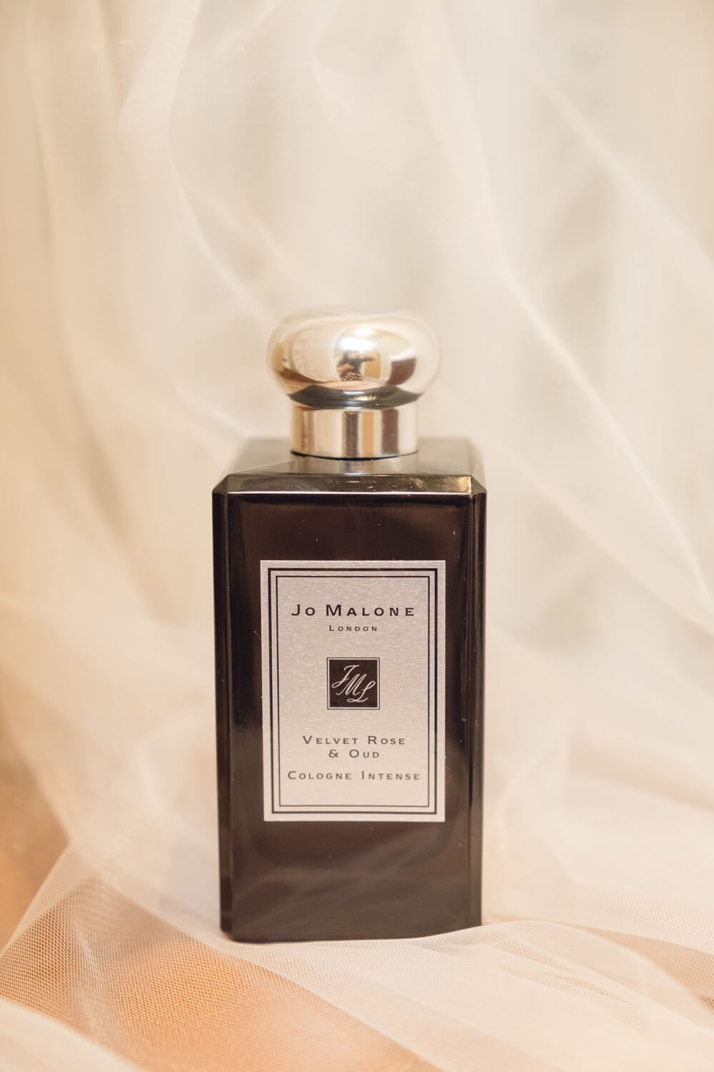 Bridal perfume photographed during morning preparations