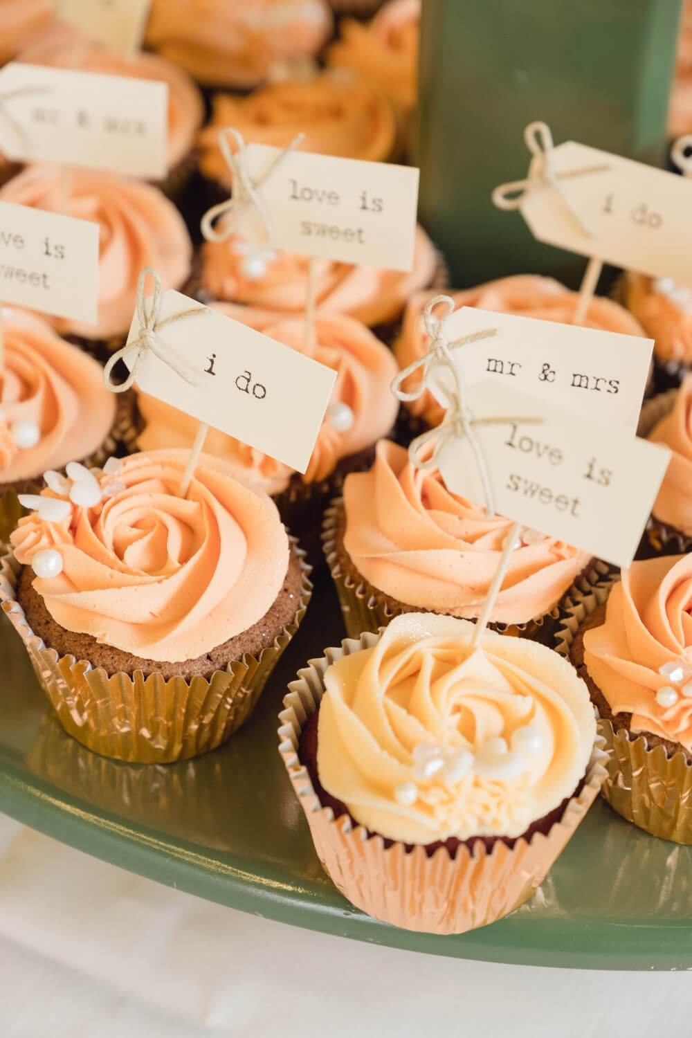 Wedding cupcakes at Foxtail Barns
