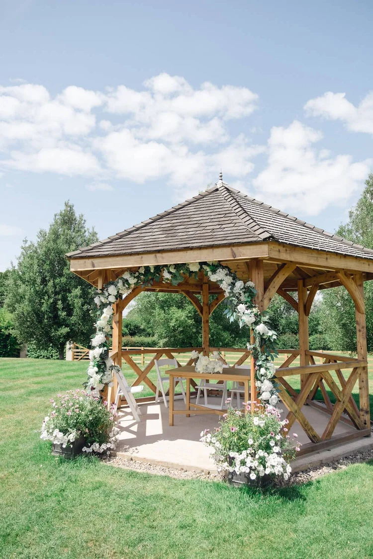 Ceremony hut at Manor Hill House