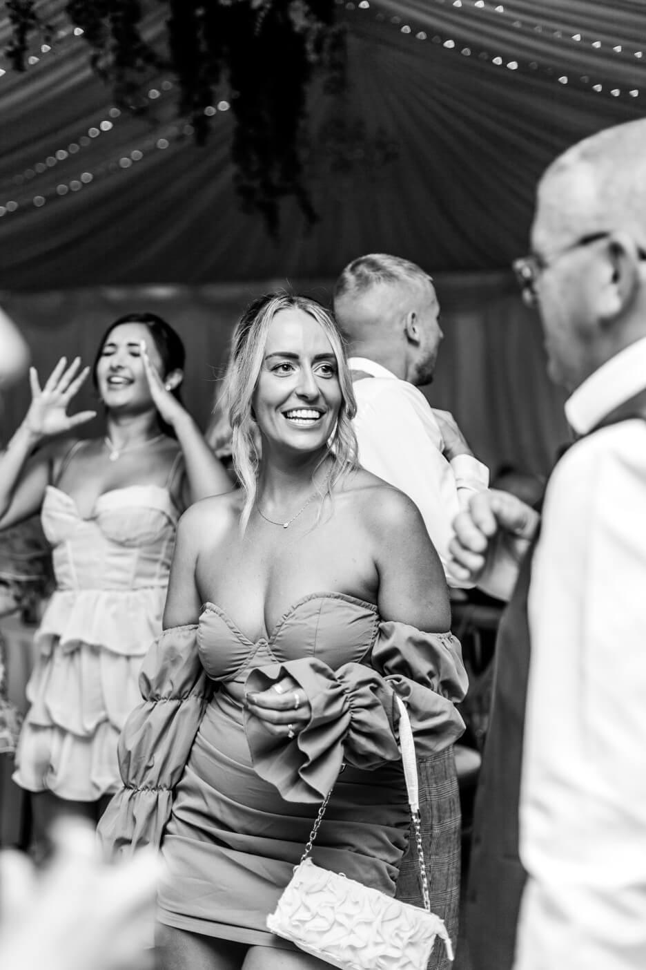 Guest dancing on the dancefloor