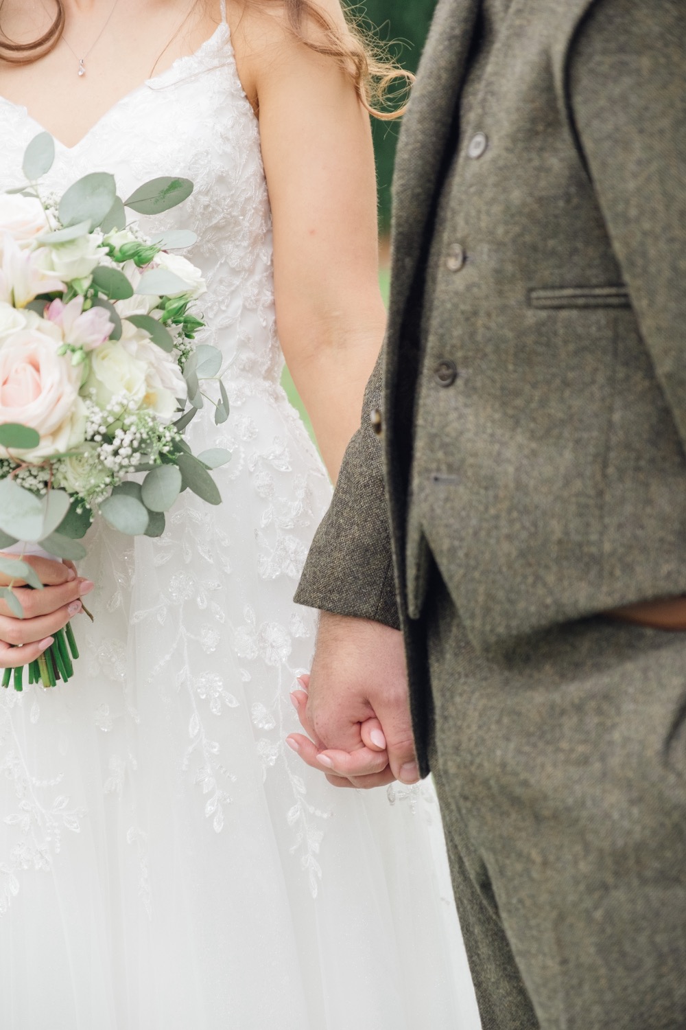 Annabelle and Matt holding hands