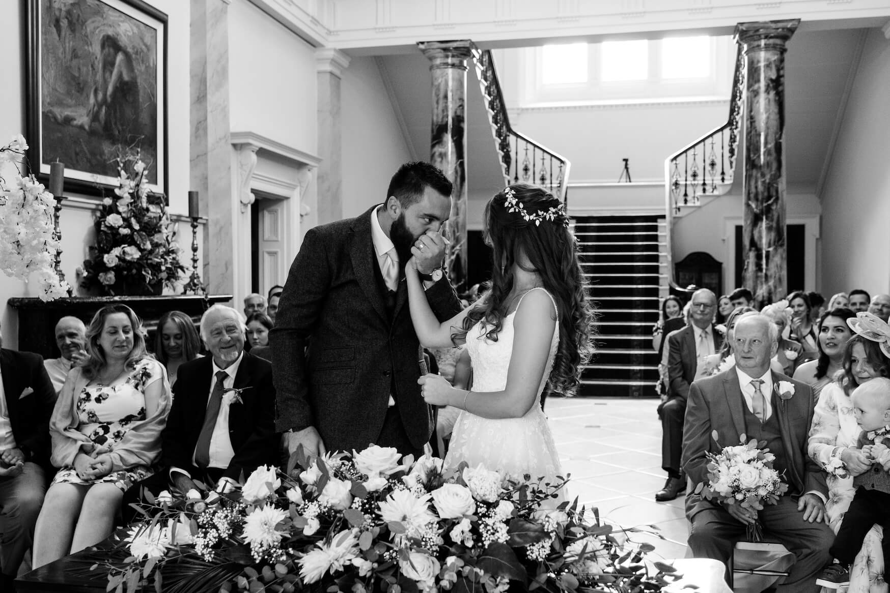 Annabelle and Matt's ceremony at Netley Hall