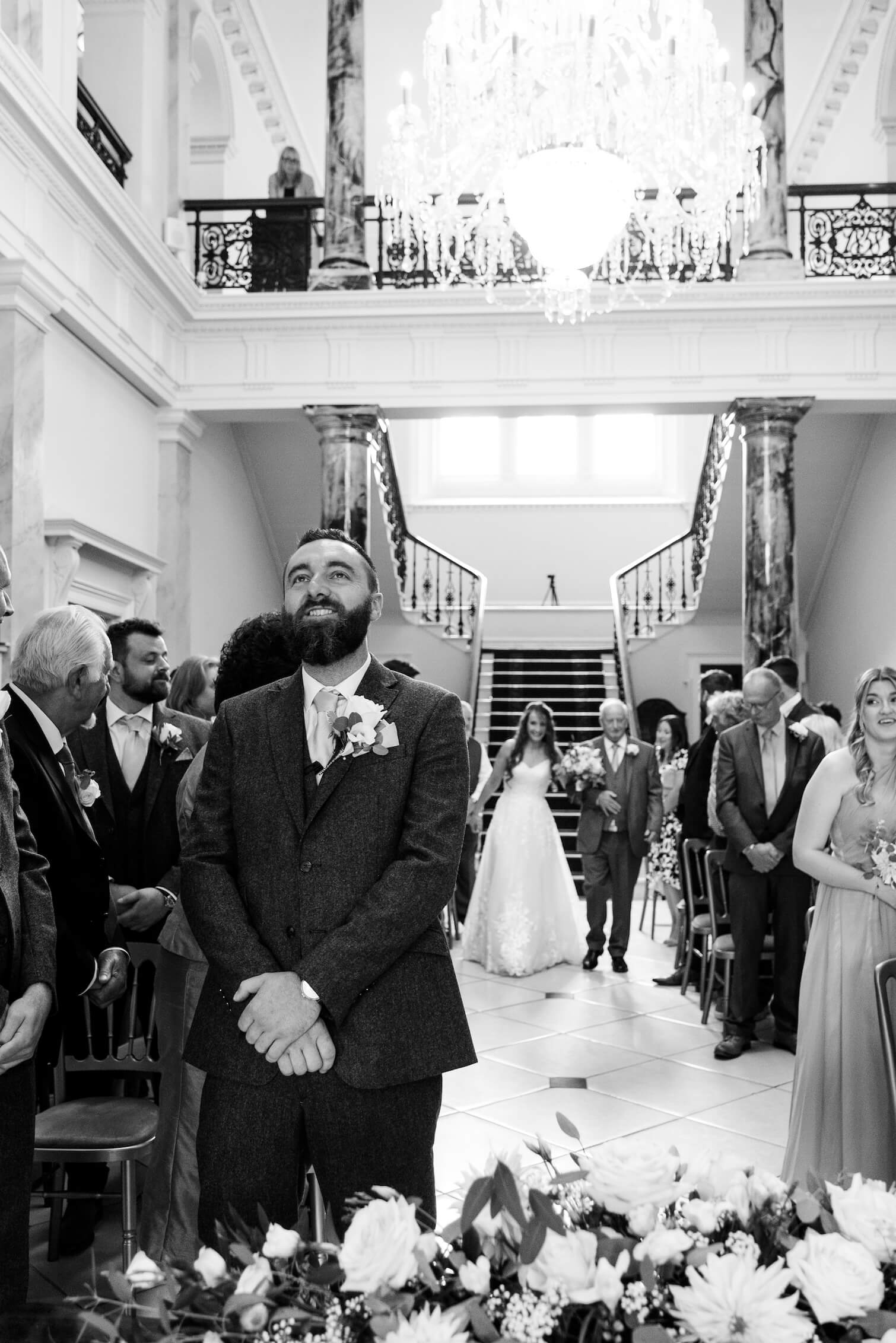 Annabelle and Matt at Netley Hall, Shropshire