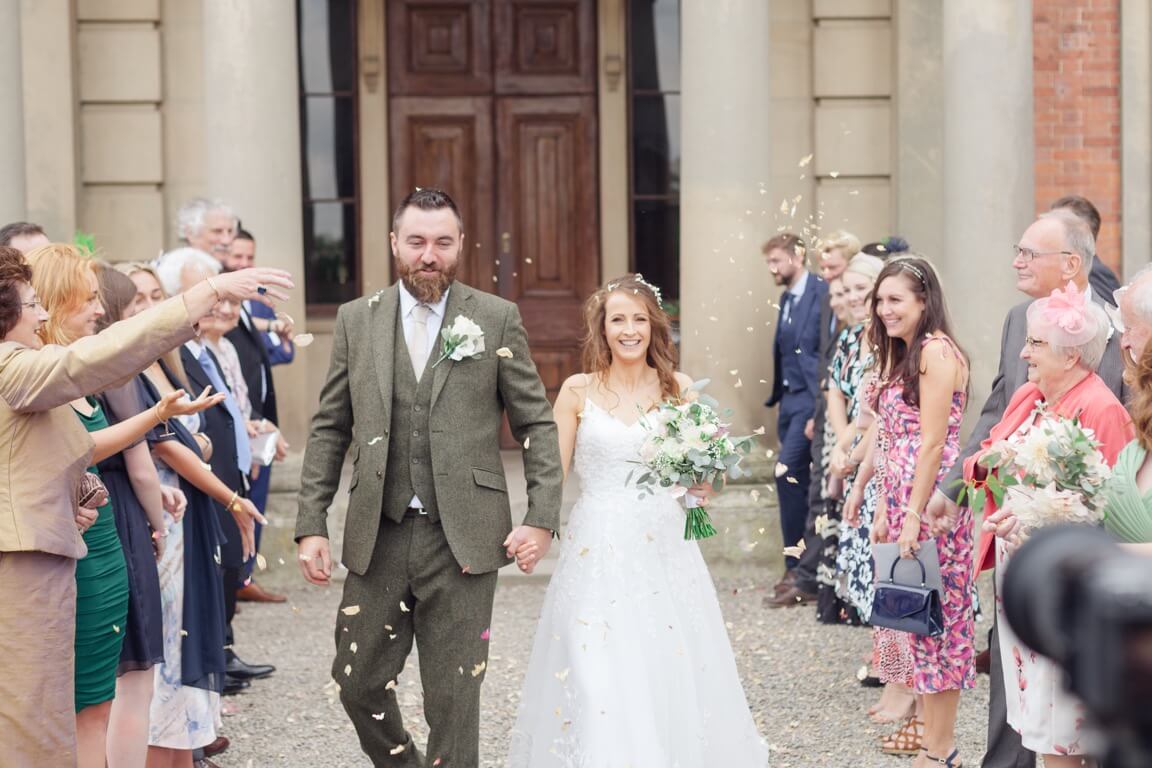 The confetti moment at Netley Hall