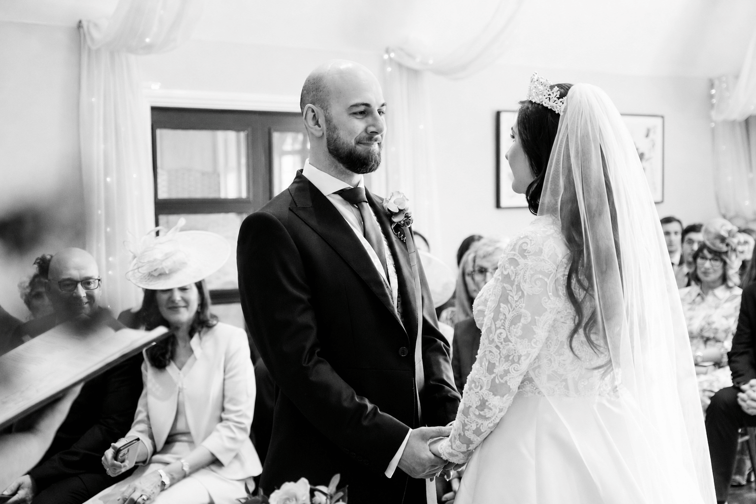 The ceremony at The Pear Tree, Purton
