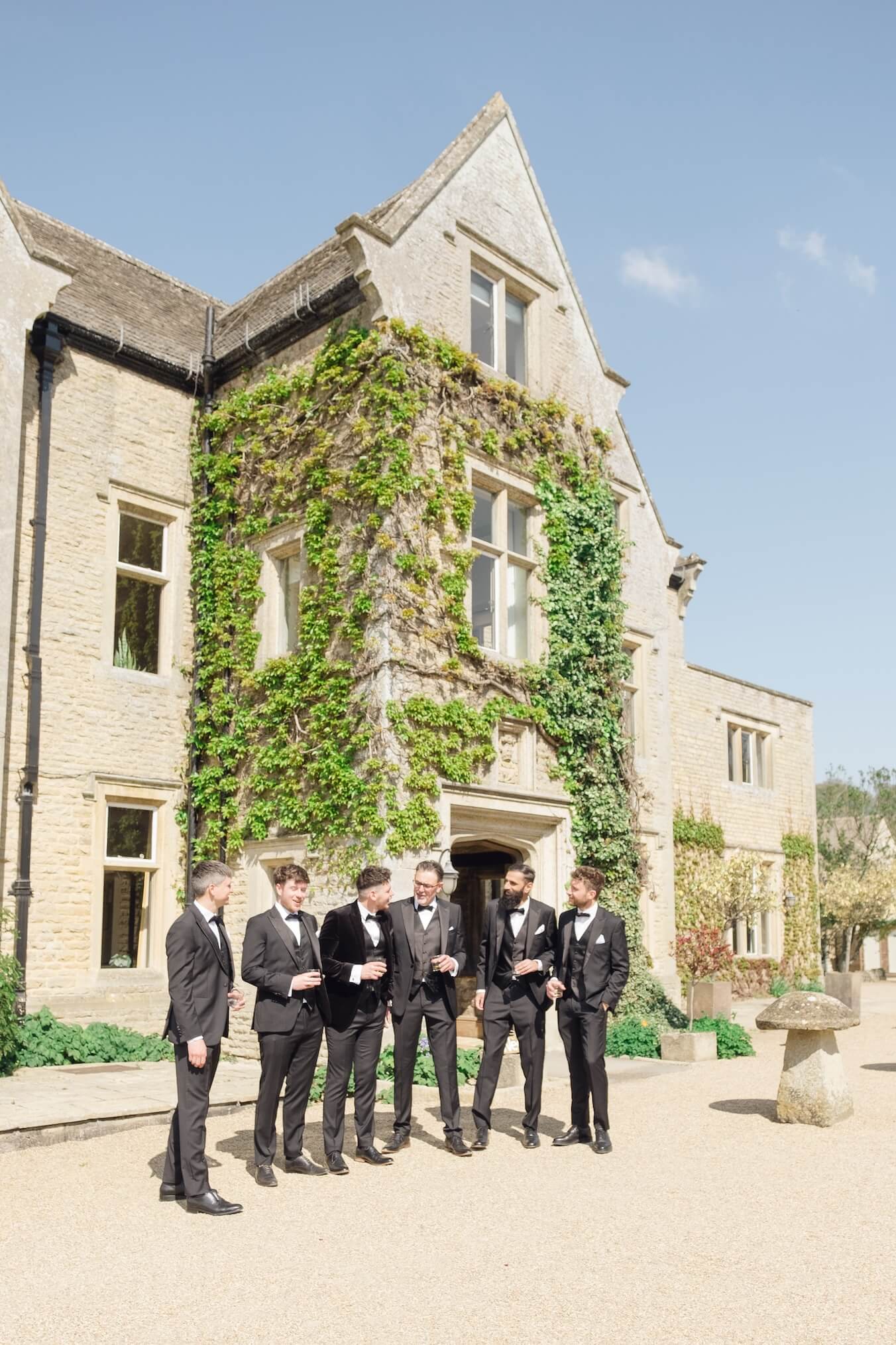 Wedding day at Hyde House near Stow-on-the-Wold