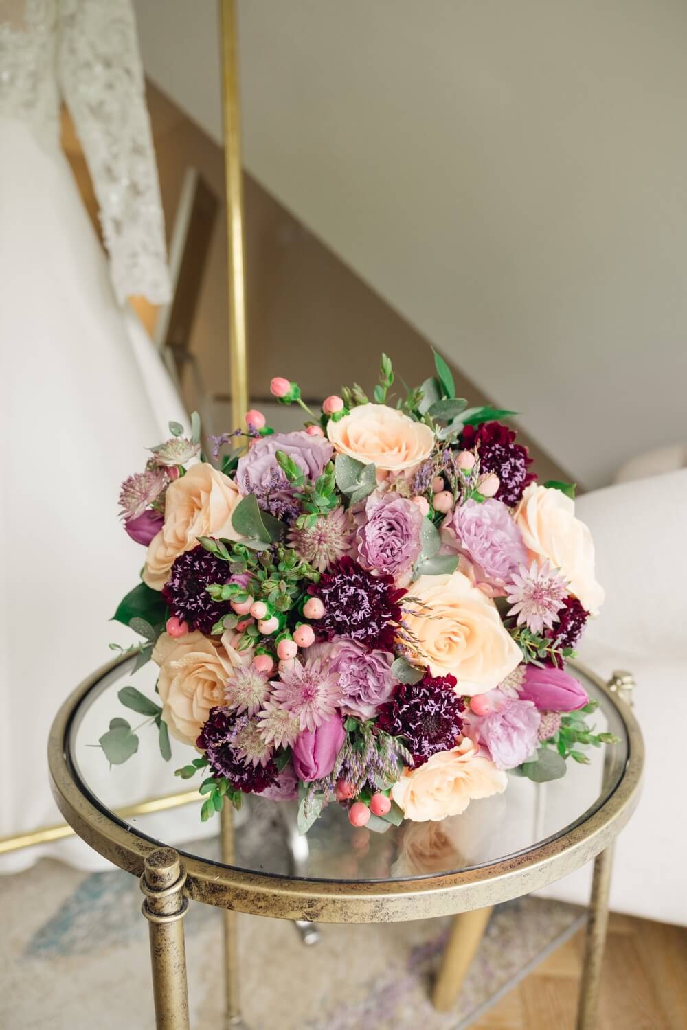 The bridal bouquet at The Pear Tree