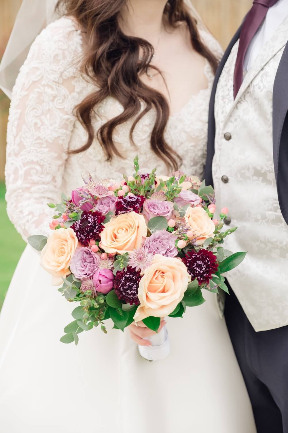 The bridal bouquet at The Pear Tree Purton