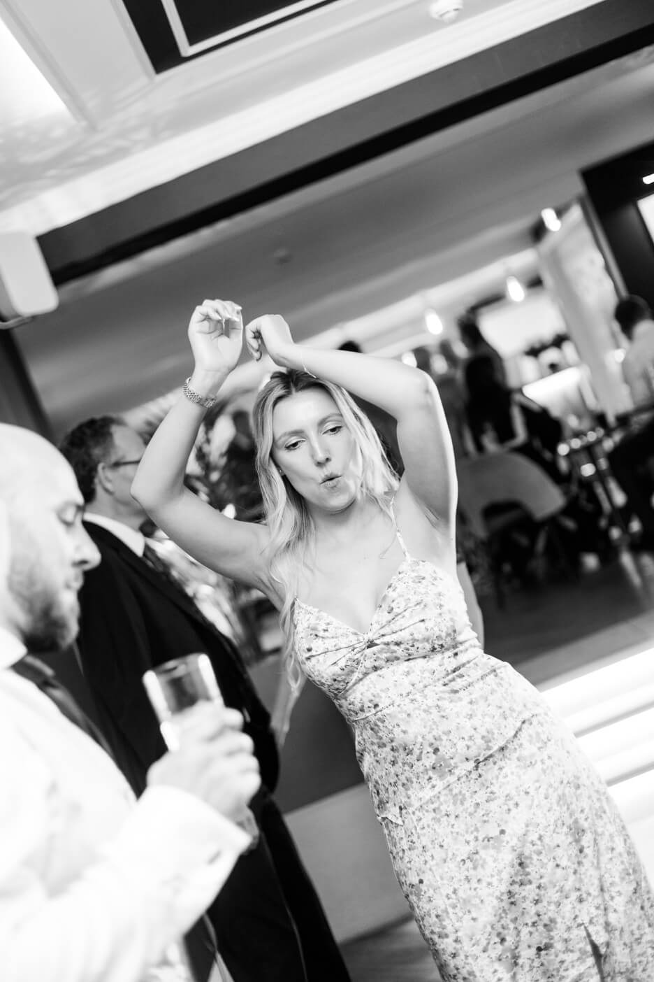 Guests dancing during the evening at The Pear Tree Purton