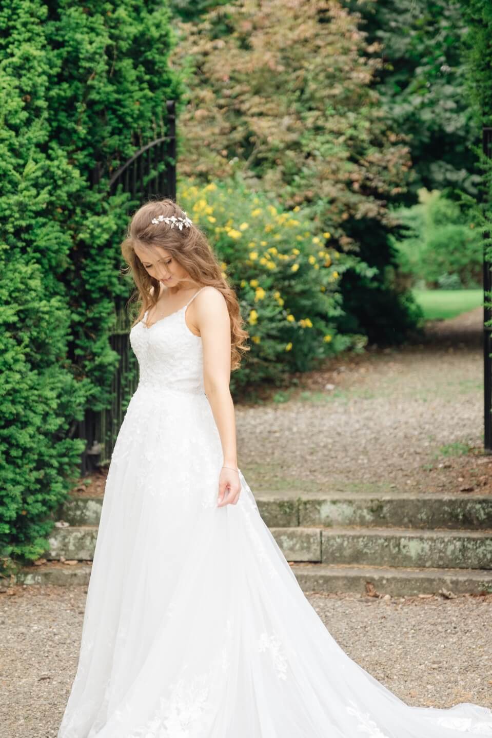 Annabelle in the Netley Hall grounds